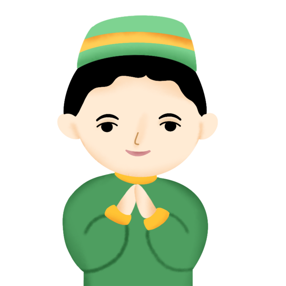 hand drawn eid mubarak element png