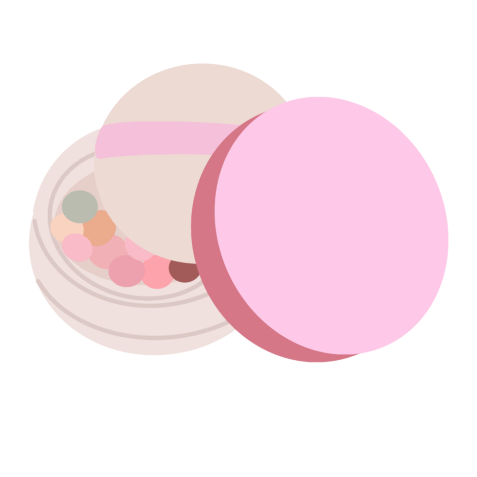hand drawn cosmetic element png