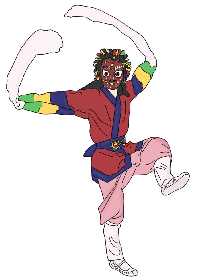 korean traditional dance png