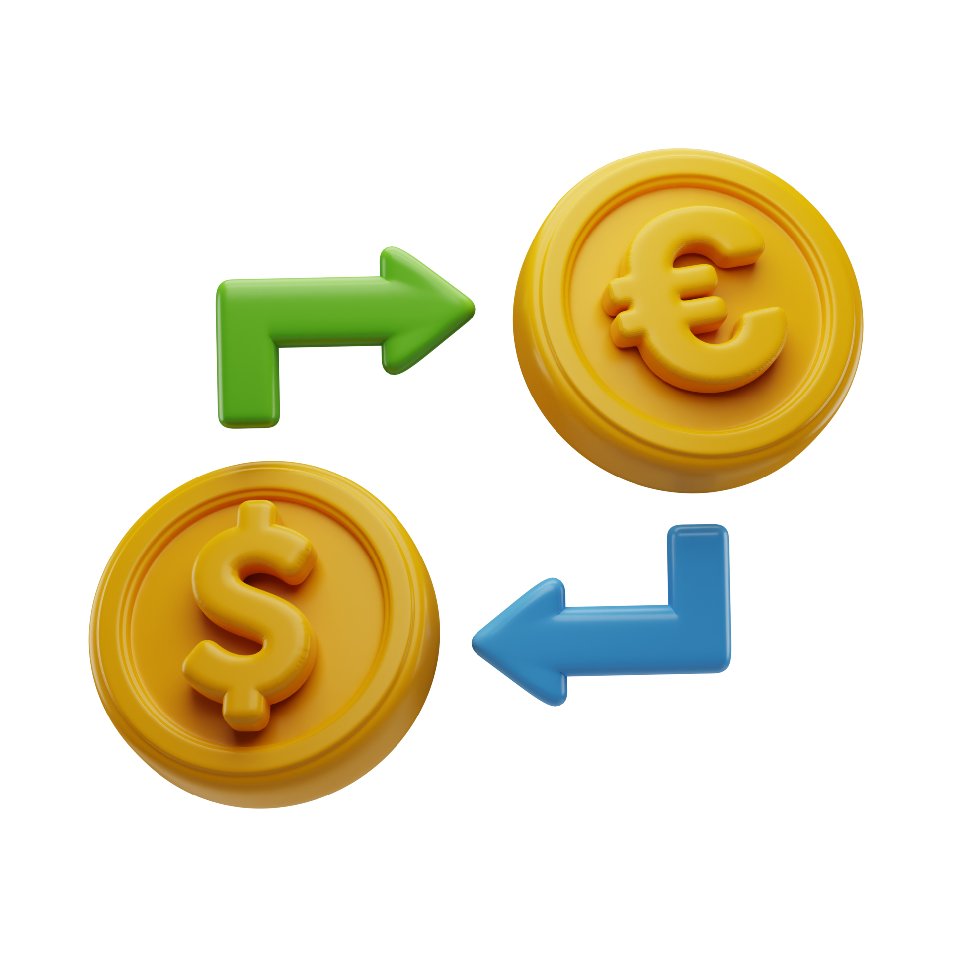 3D Exchange Rate Render Illustration 23564708 PNG