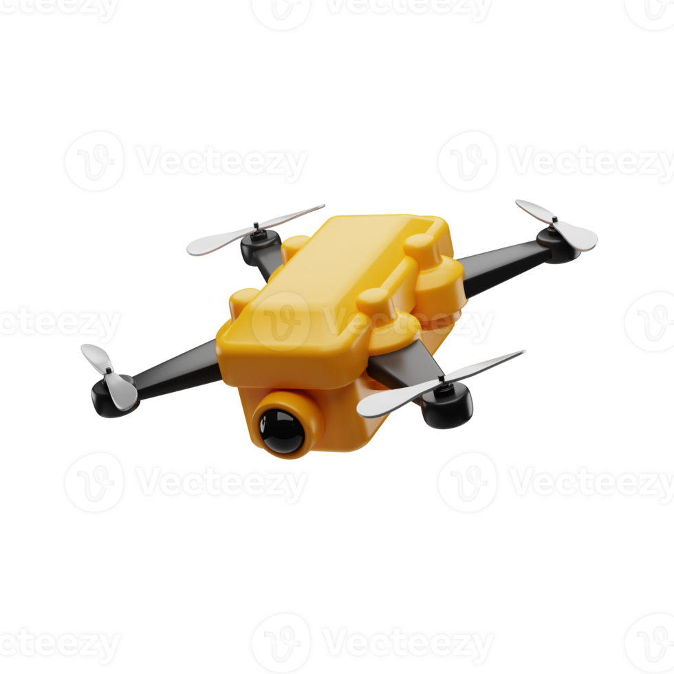 3d drone illustration png