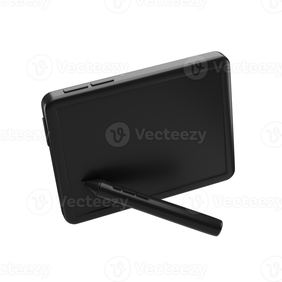 3d tablet illustration png