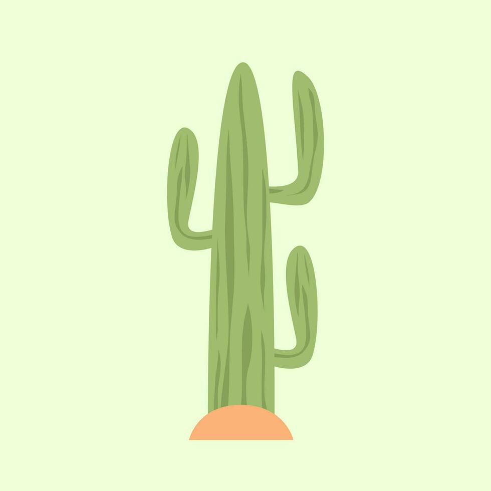 cactus vector ilustración. cactus plano estilo. plano ilustración de cactus.