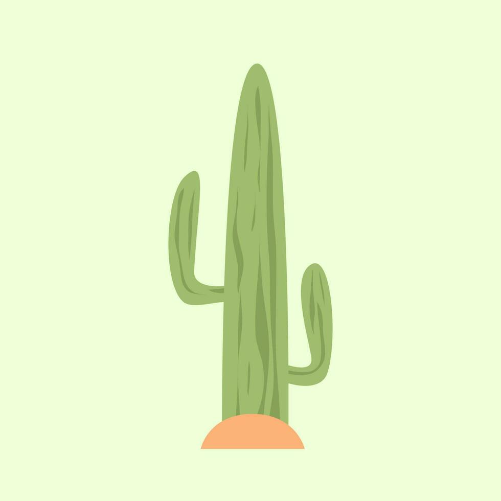 cactus vector ilustración. cactus plano estilo. plano ilustración de cactus.