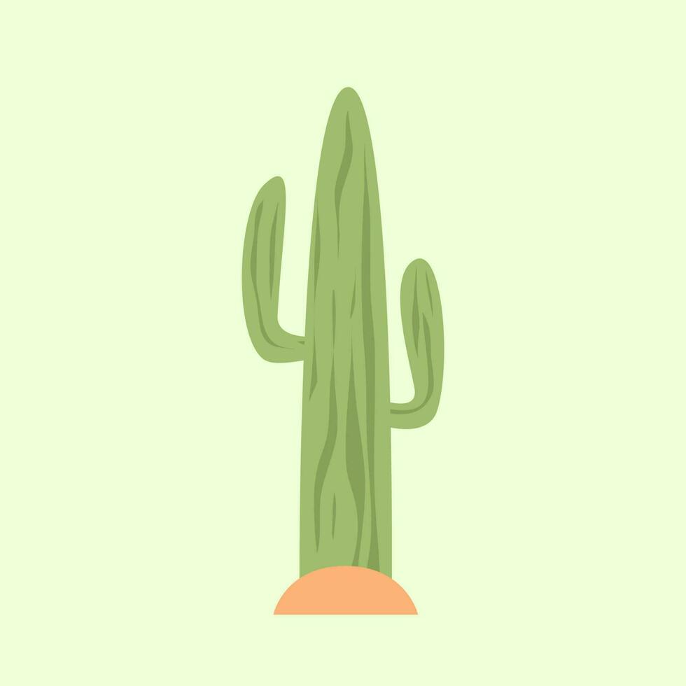 cactus vector ilustración. cactus plano estilo. plano ilustración de cactus.