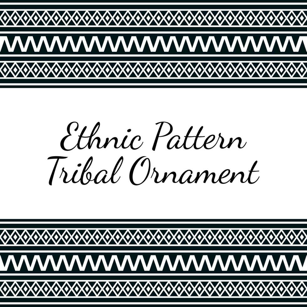 Geometric pattern in ethnic style seamless pattern. aztec pattern. ethnic and tribal ornament. Tribal seamless pattern. Horizontal stripes. tribal geometric ornament, frames, borders. vector