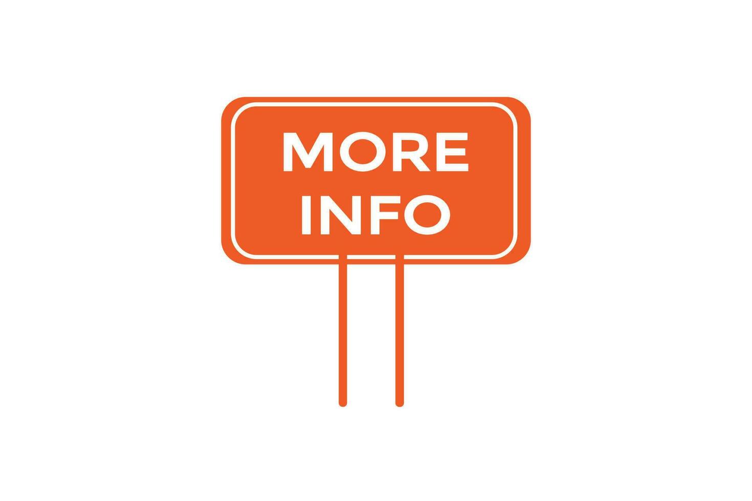 more info vectors.sign label bubble speech more info vector