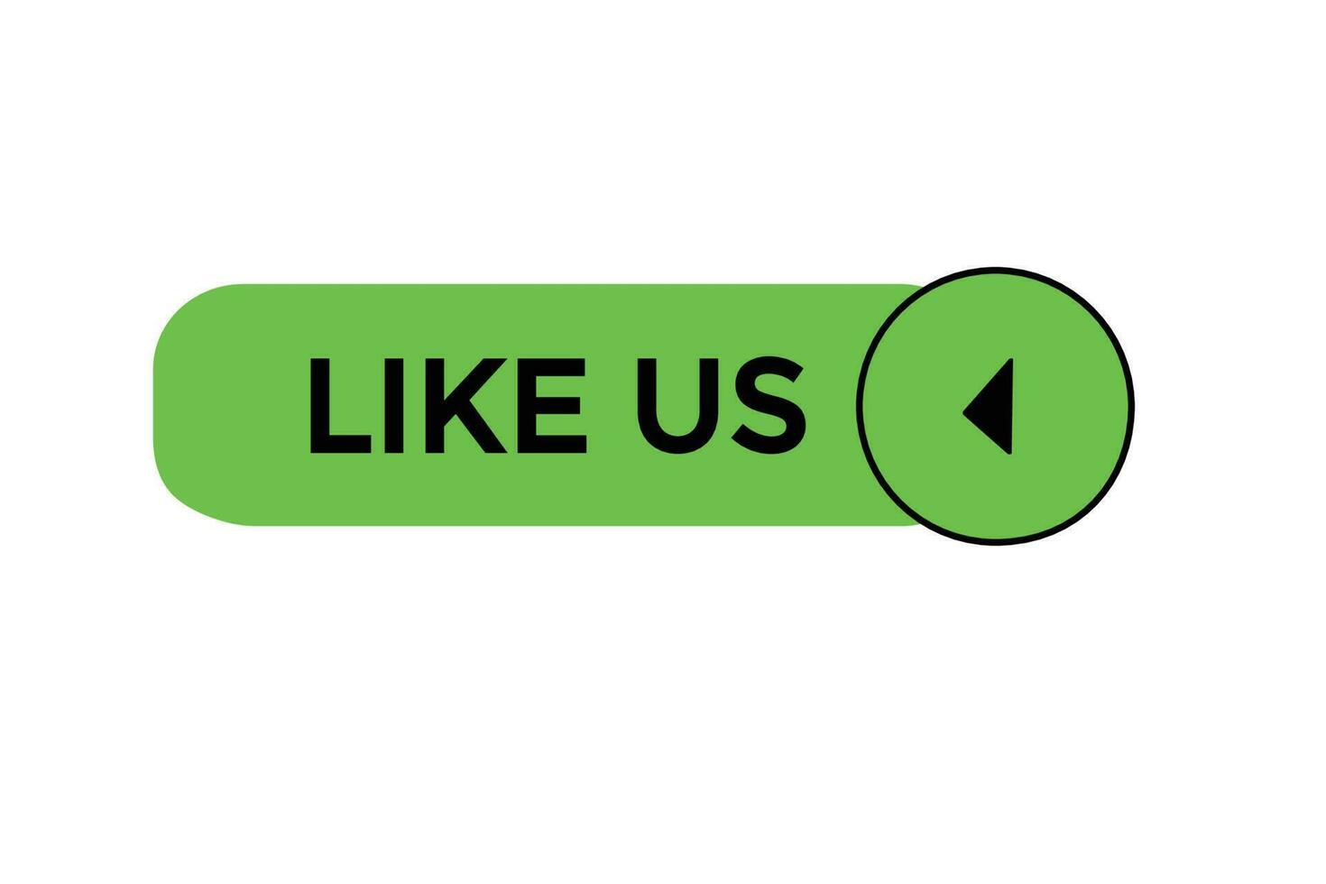 like us vectors.sign label bubble speech like us vector