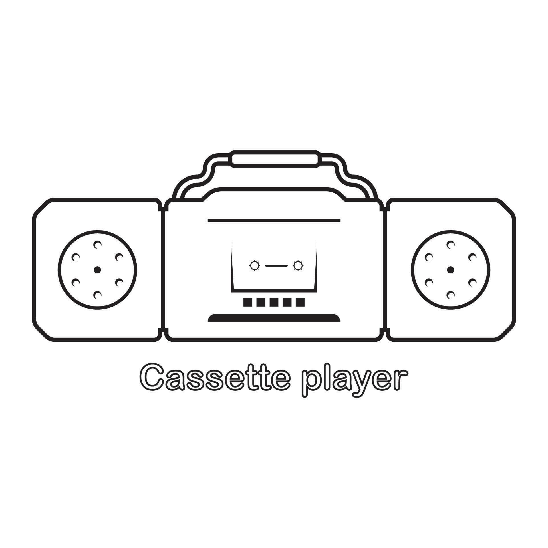 Tape recorder icon 23565830 Vector Art at Vecteezy