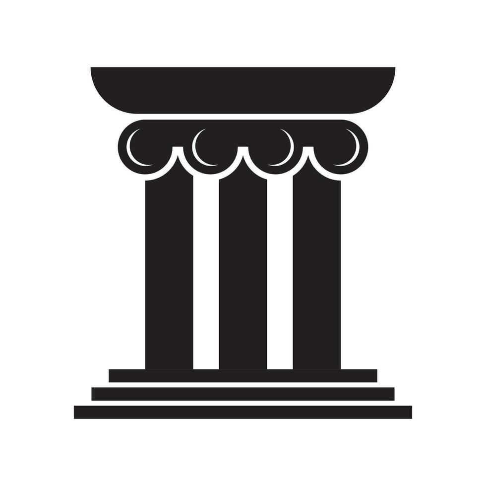 vector de logotipo de columna