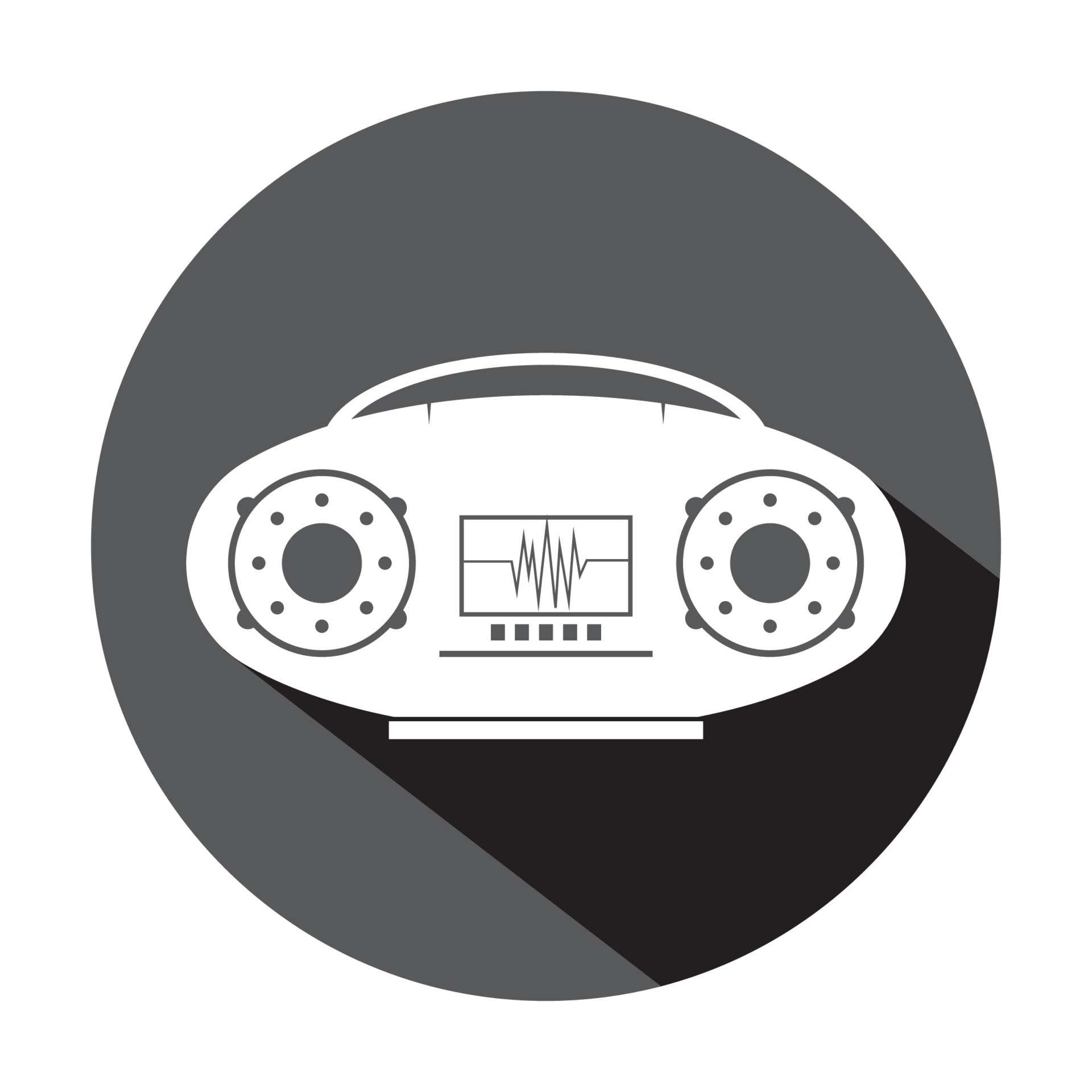 Tape recorder icon 23565851 Vector Art at Vecteezy