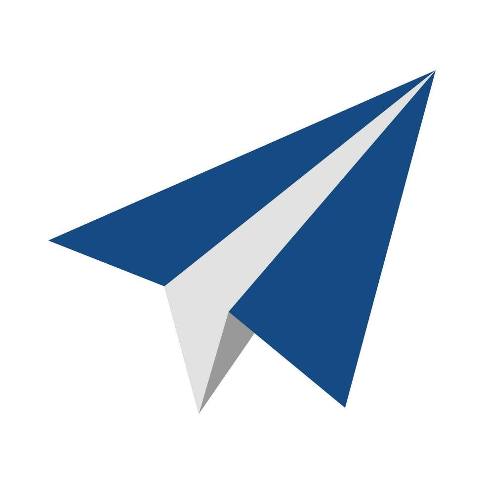 avion de papel vector icono