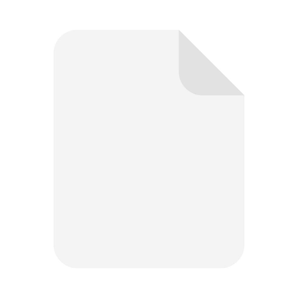 New document icon vector