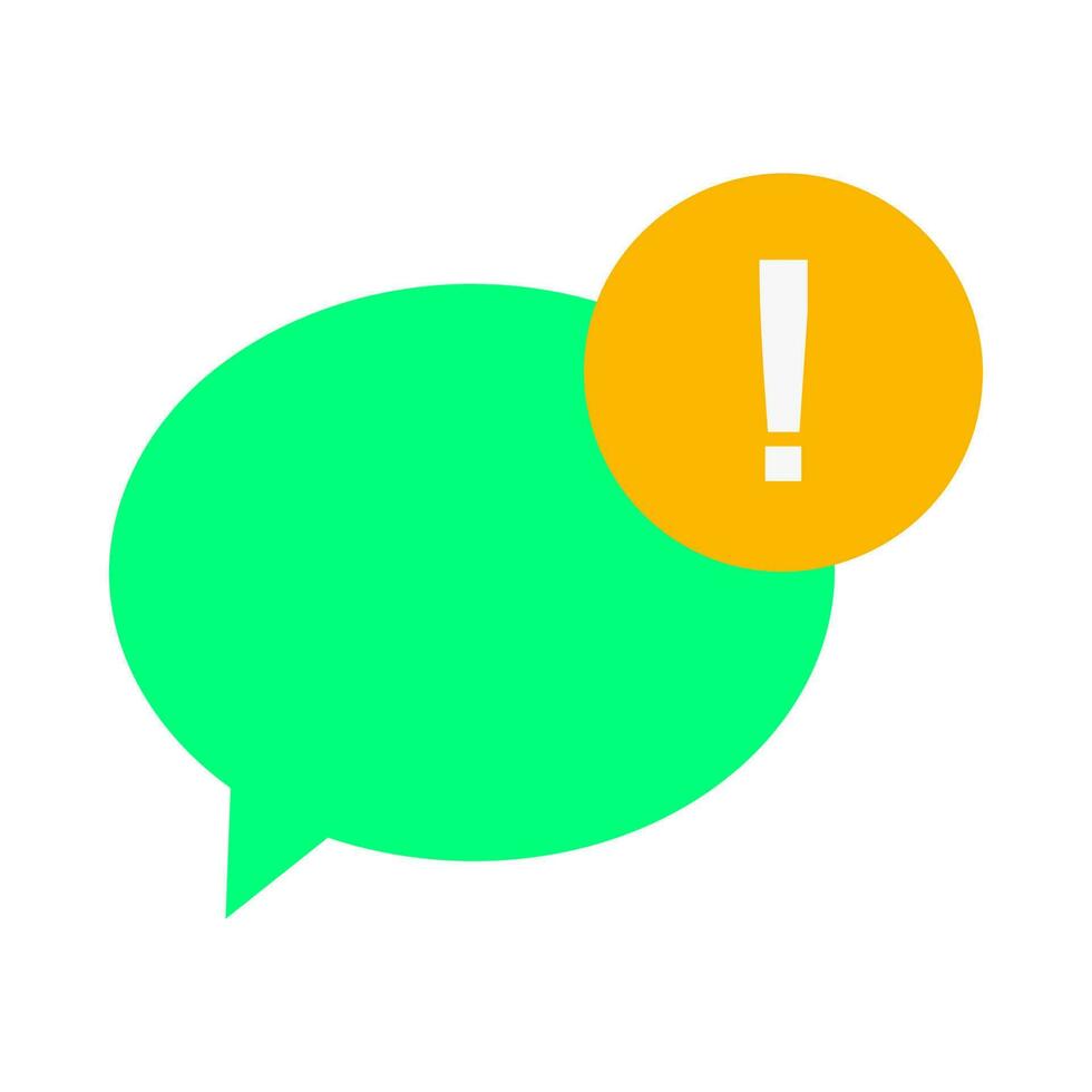 Chat bulb icon vector