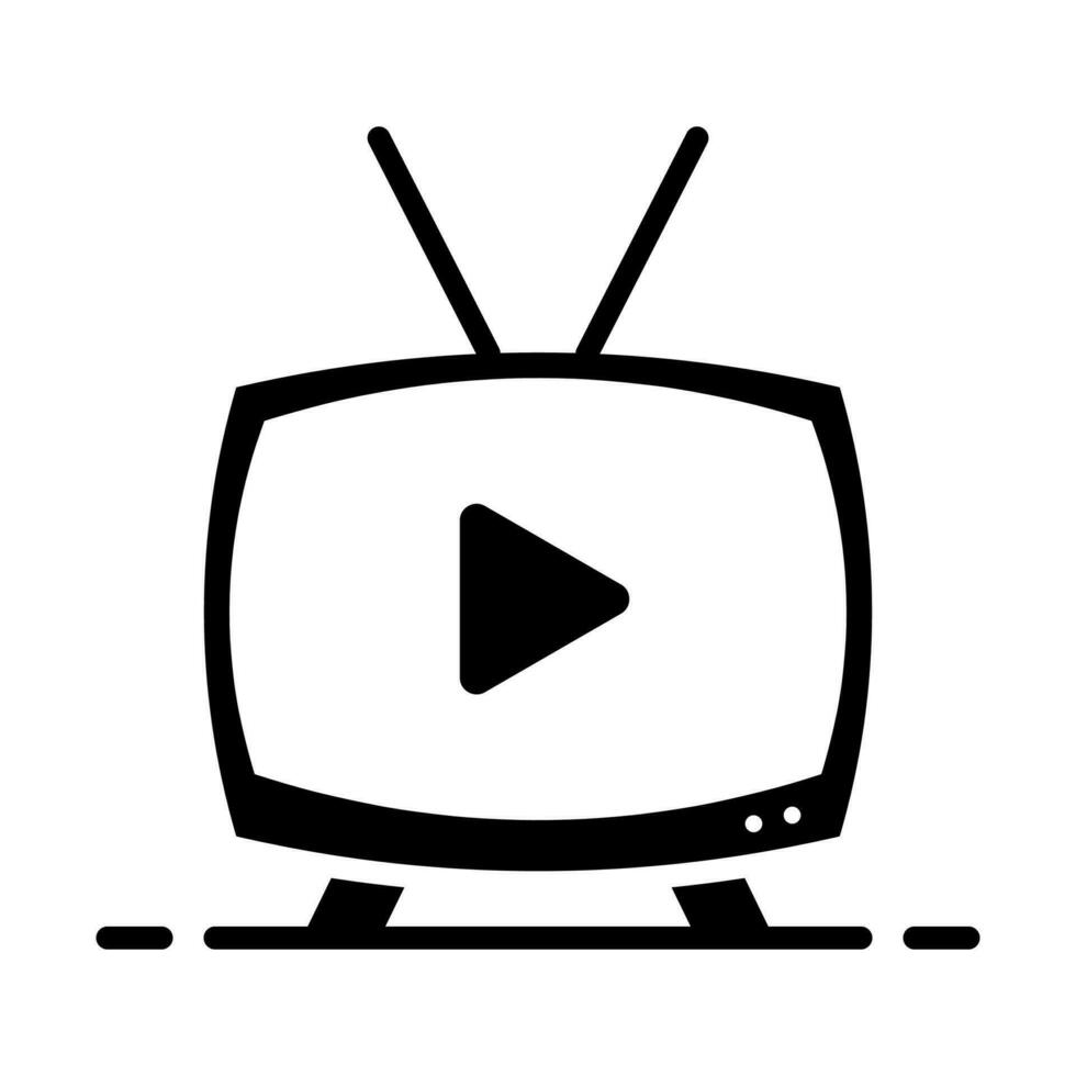 television vector icon