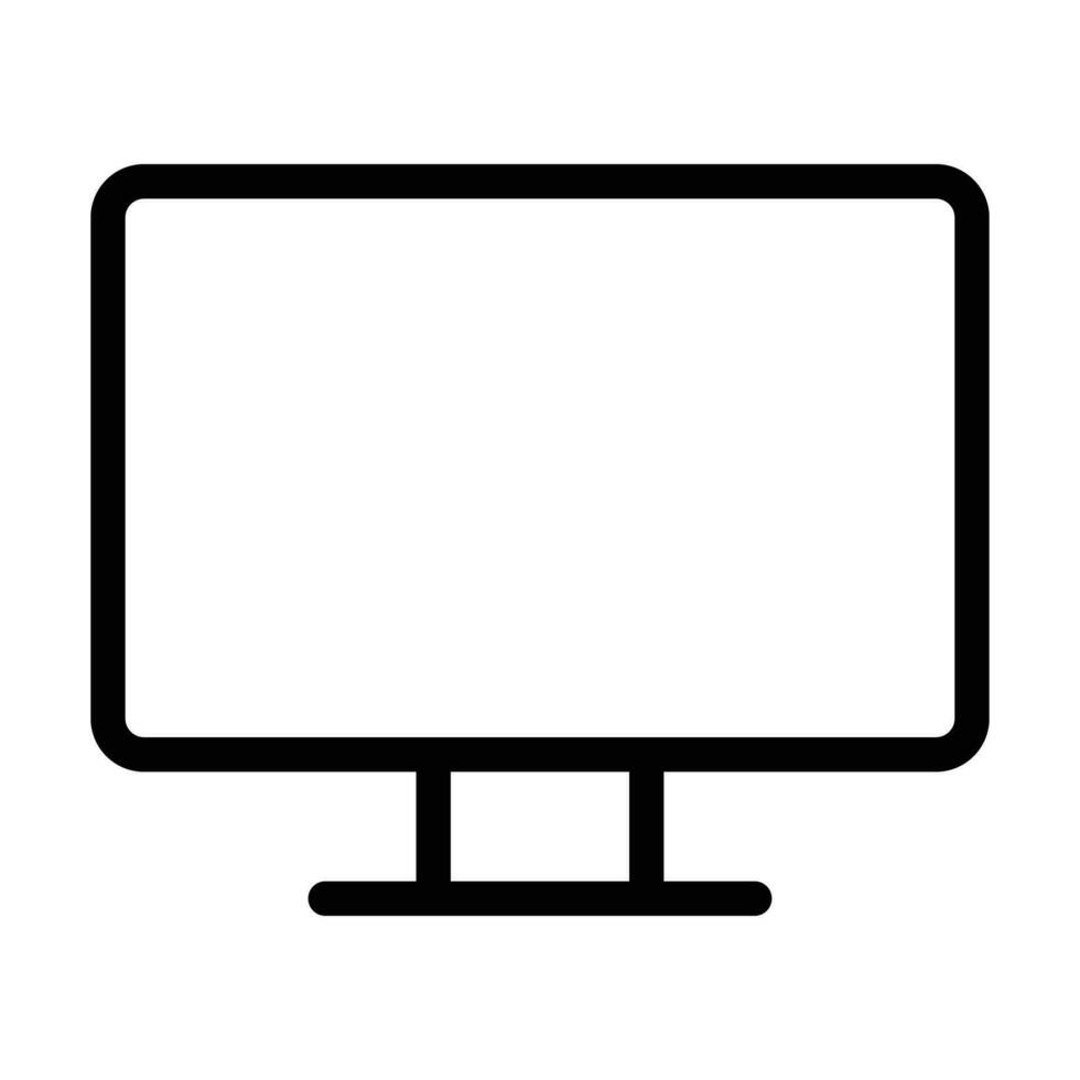 icono de vector de computadora