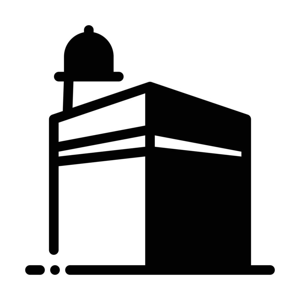 kaaba vector icon