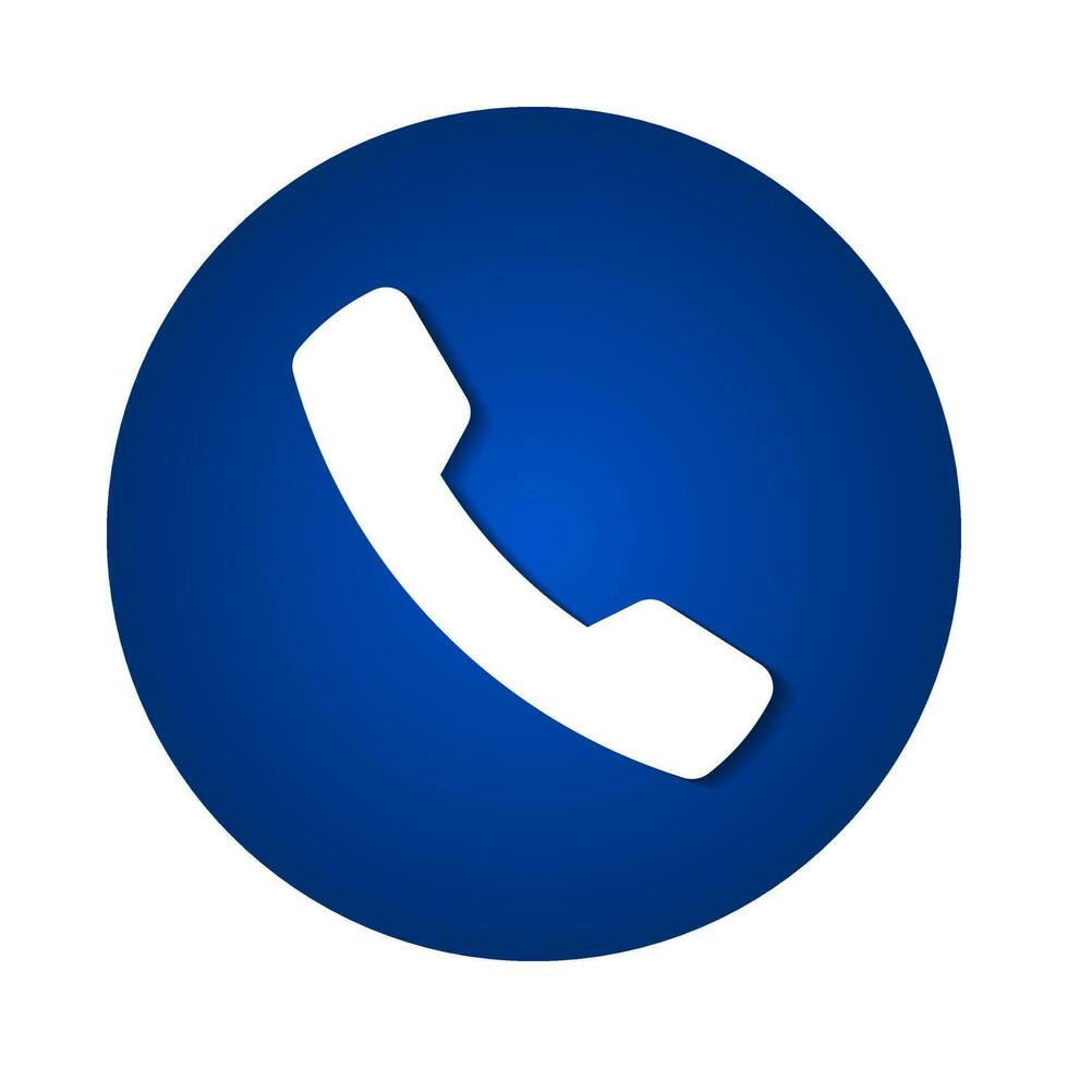 Phone call button vector