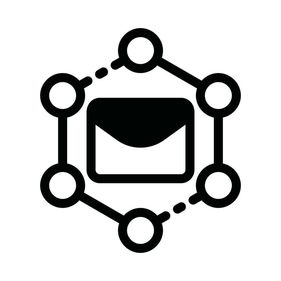 Broadcast message vector icon