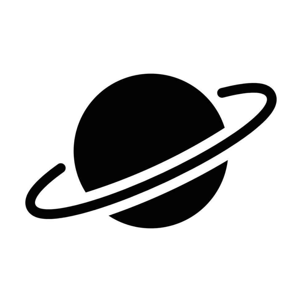 icono de vector de saturno