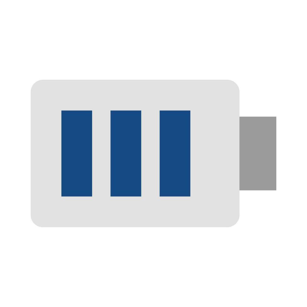 Battery level icon vector