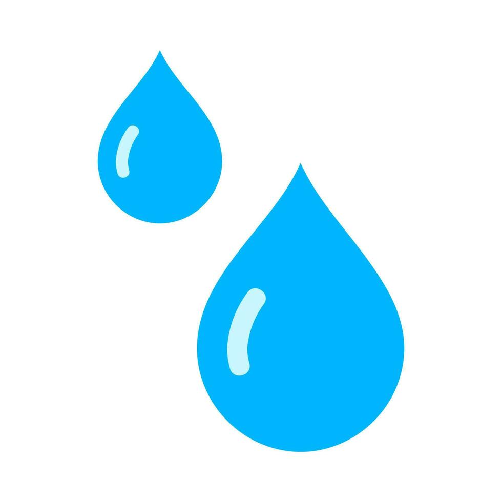 Water drop icon vector