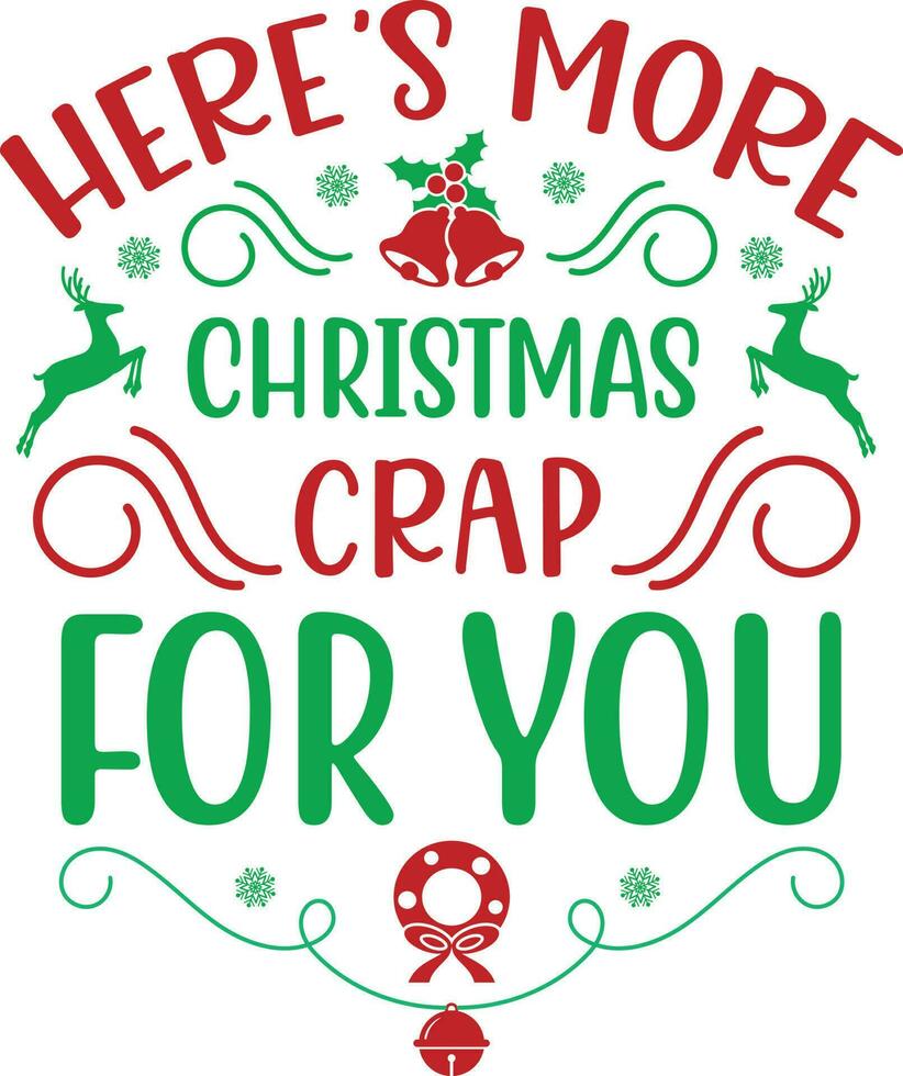 Funny Christmas Design vector