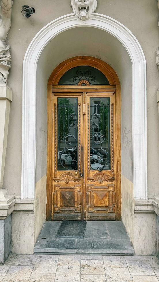 old and vintage doors background photo