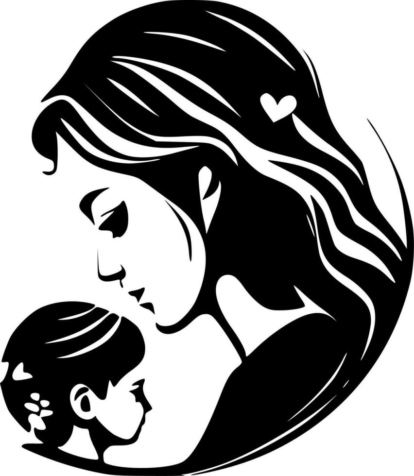 Mother - High Quality Vector Logo - Vector illustration ideal for T-shirt graphic