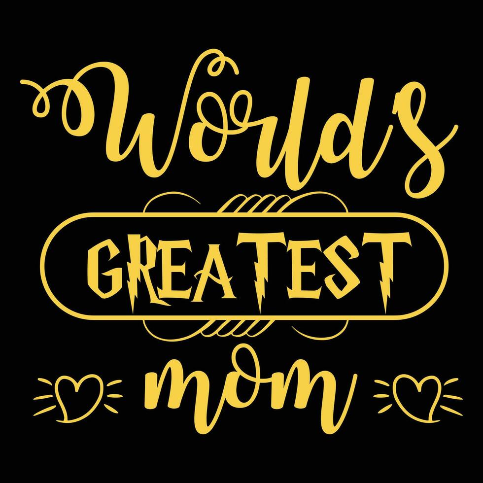 Mothers day typography T shirt vector