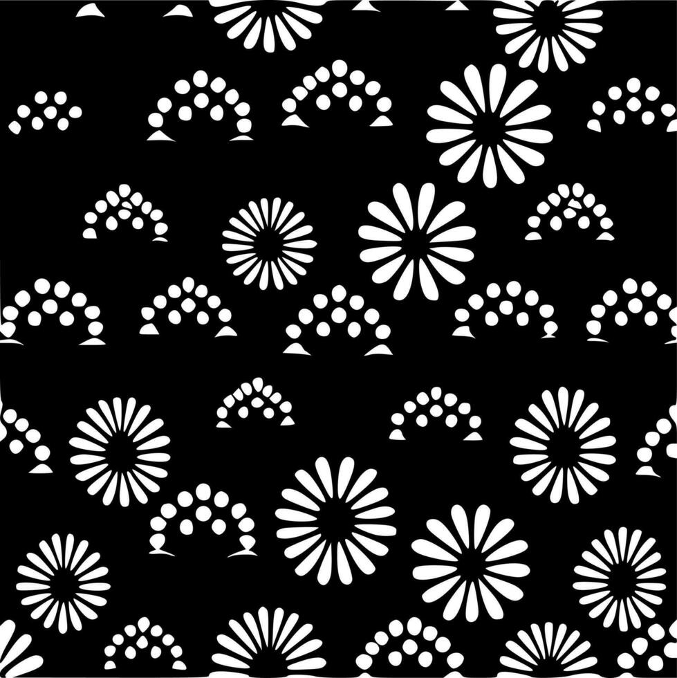 Flower Pattern - Minimalist and Flat Logo - Vector illustration