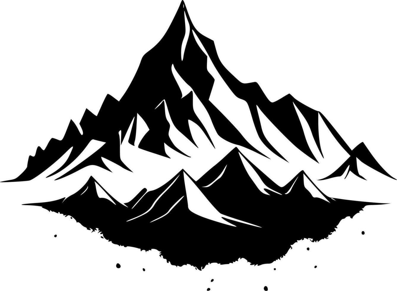 Mountain - High Quality Vector Logo - Vector illustration ideal for T-shirt graphic