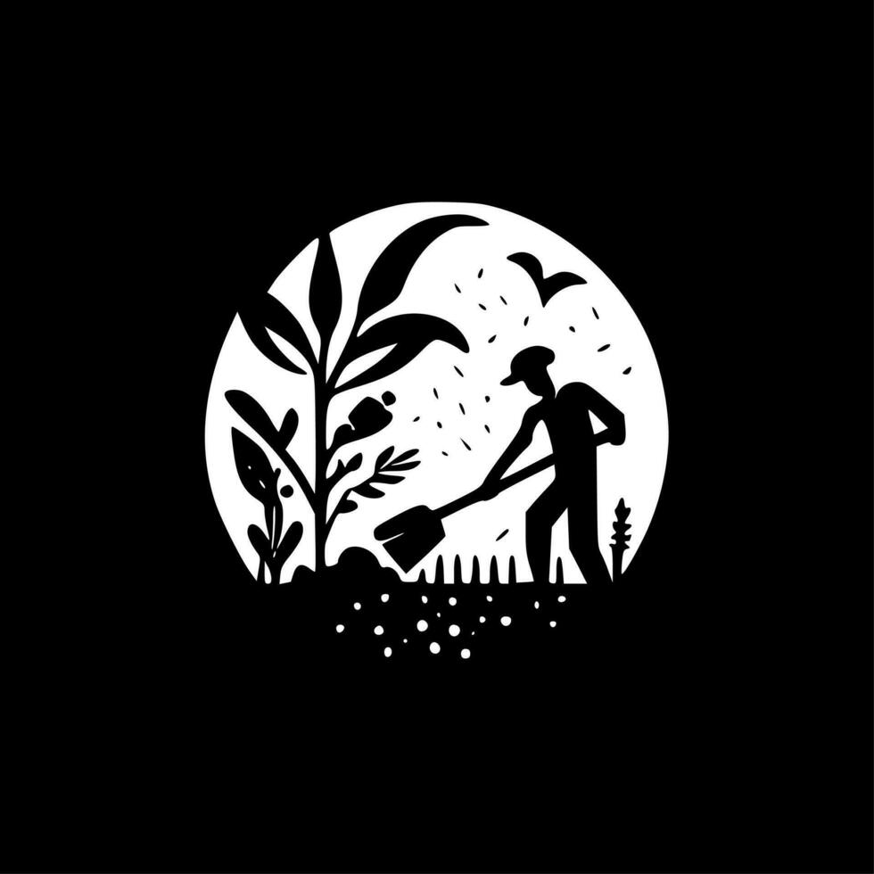 jardinería - alto calidad vector logo - vector ilustración ideal para camiseta gráfico