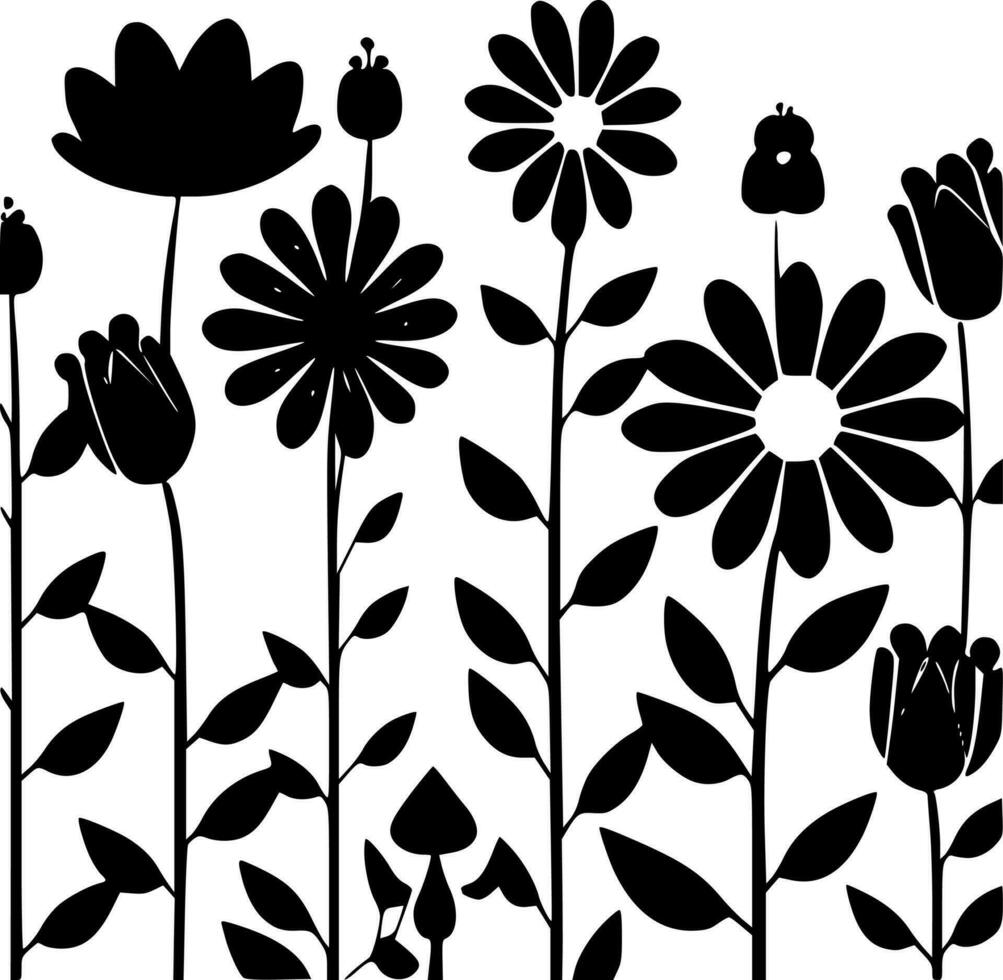 Flower Pattern - High Quality Vector Logo - Vector illustration ideal for T-shirt graphic