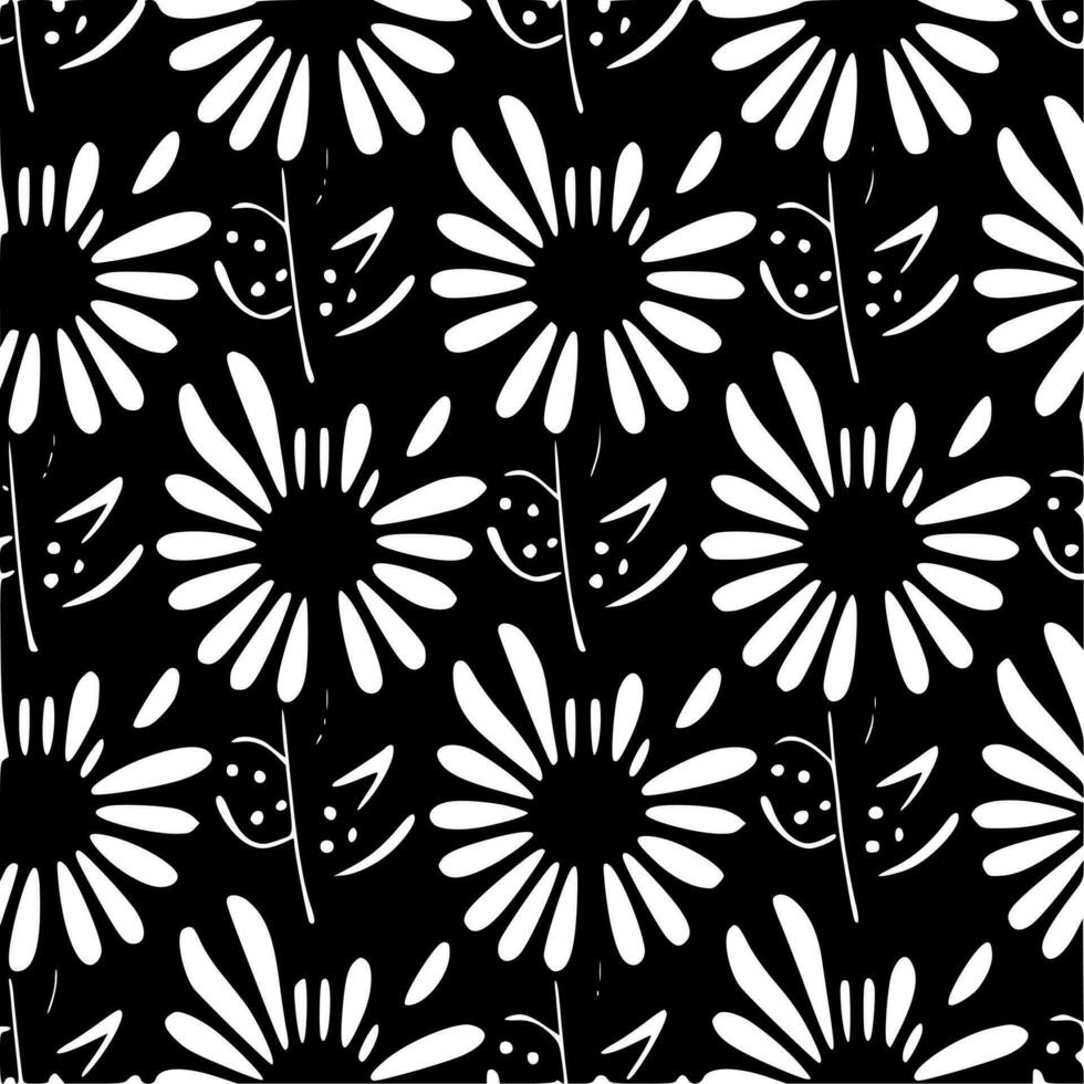 Flower Pattern - Minimalist and Flat Logo - Vector illustration