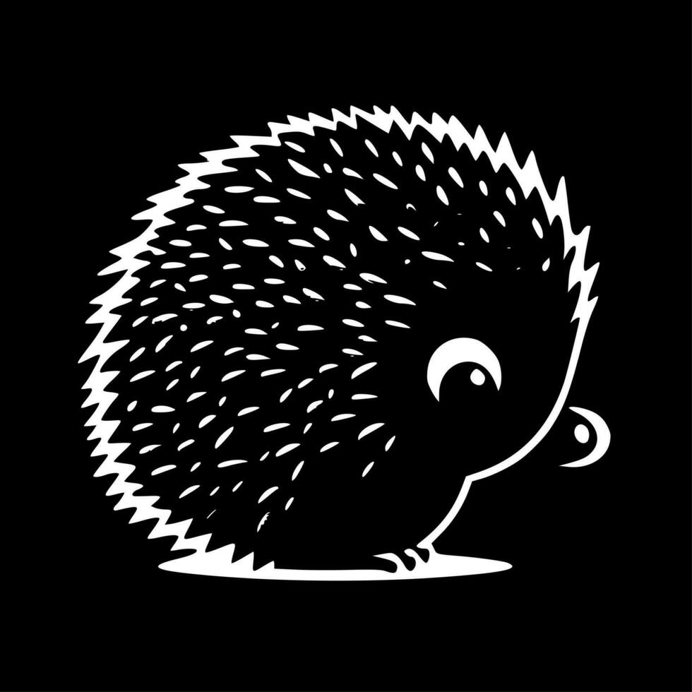 Hedgehog - High Quality Vector Logo - Vector illustration ideal for T-shirt graphic