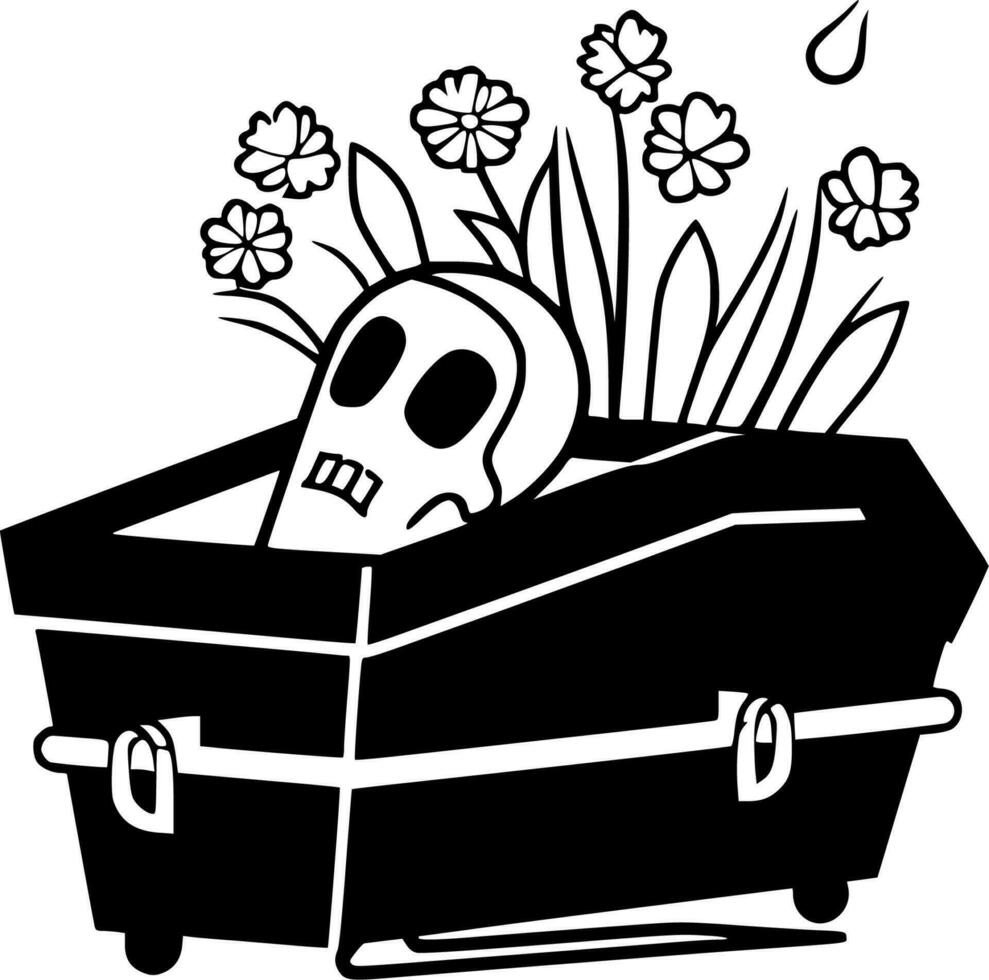 funeral - alto calidad vector logo - vector ilustración ideal para camiseta gráfico