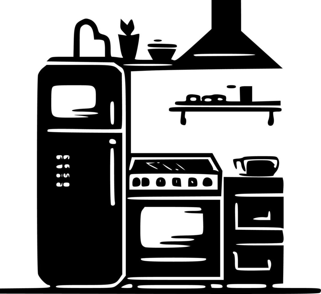 Kitchen - High Quality Vector Logo - Vector illustration ideal for T-shirt graphic