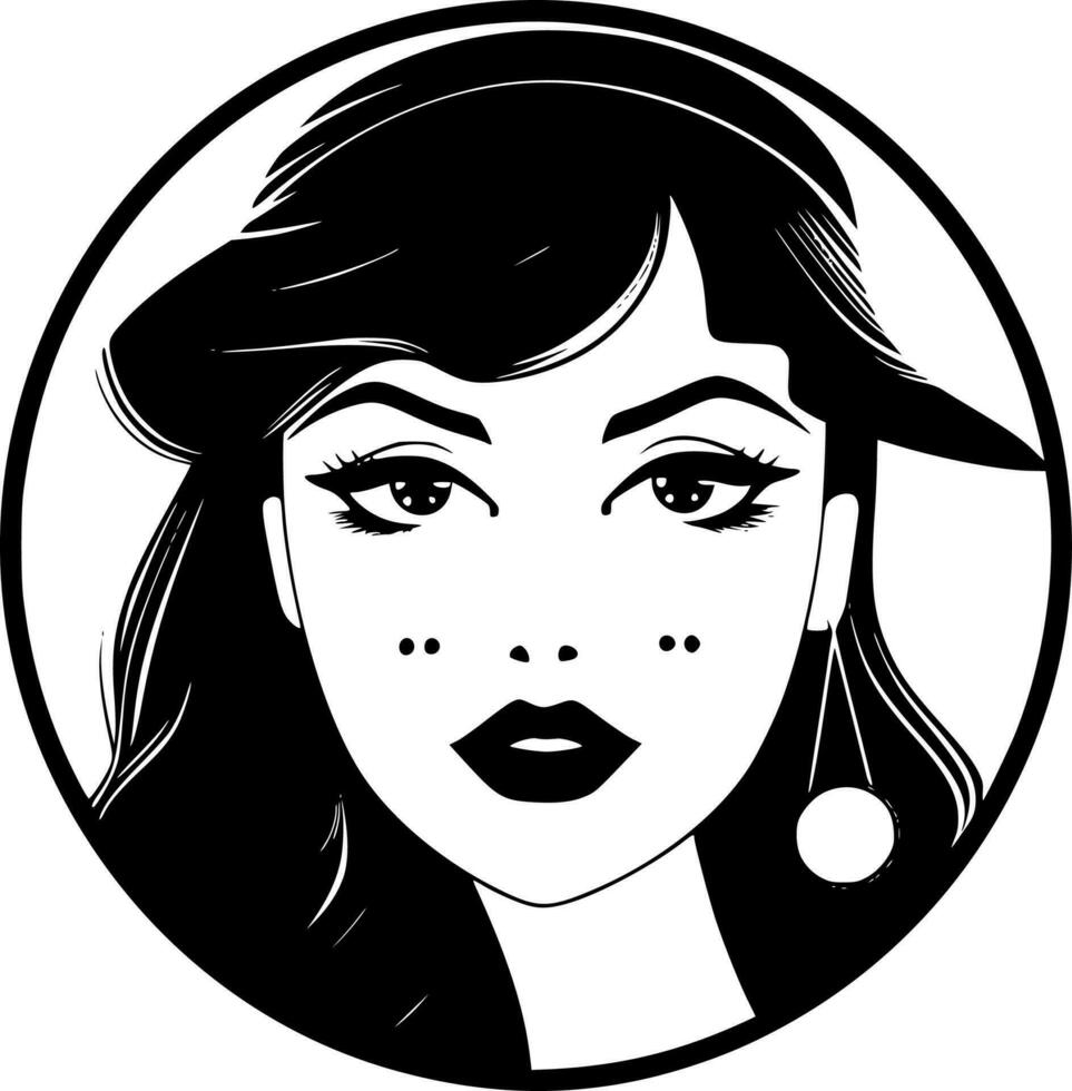 Makeup - High Quality Vector Logo - Vector illustration ideal for T-shirt graphic