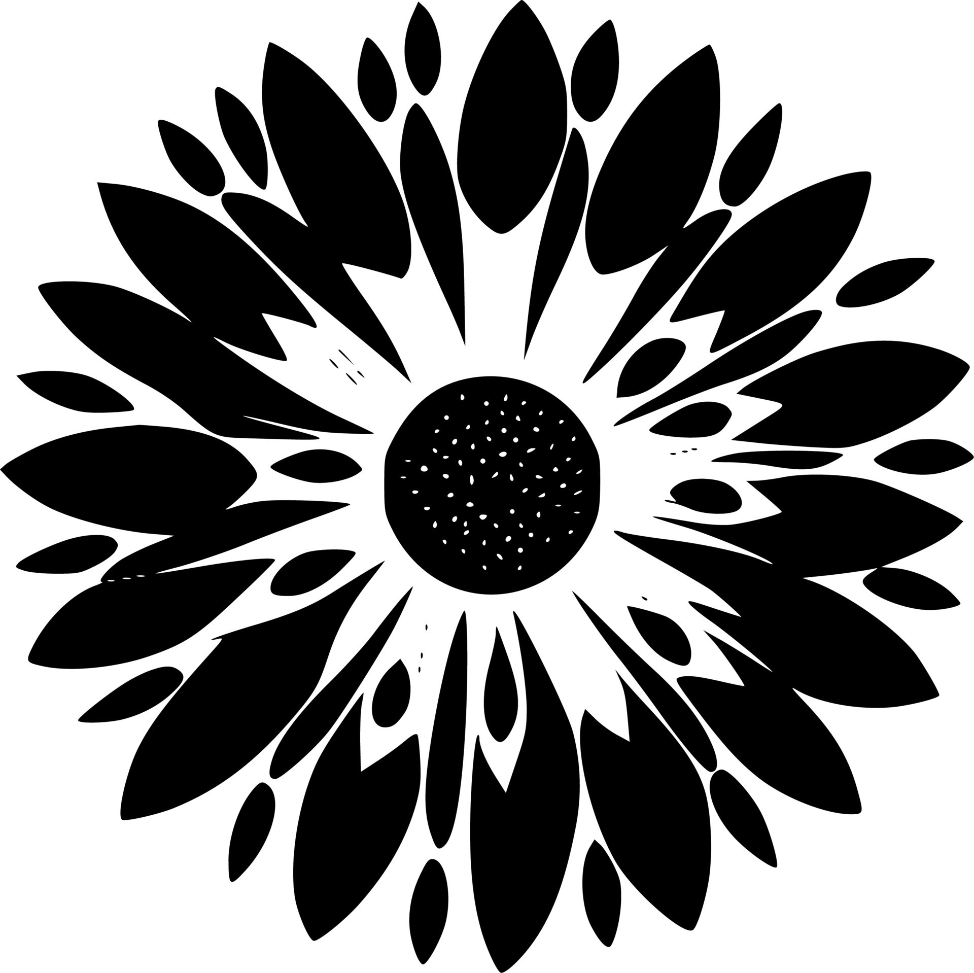 flower-pattern-black-and-white-vector-illustration-23568686-vector-art