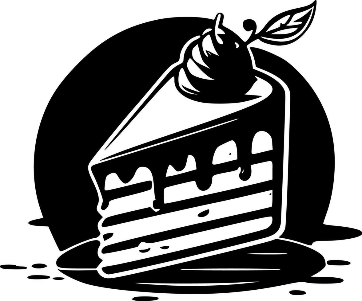 Cake - High Quality Vector Logo - Vector illustration ideal for T-shirt graphic