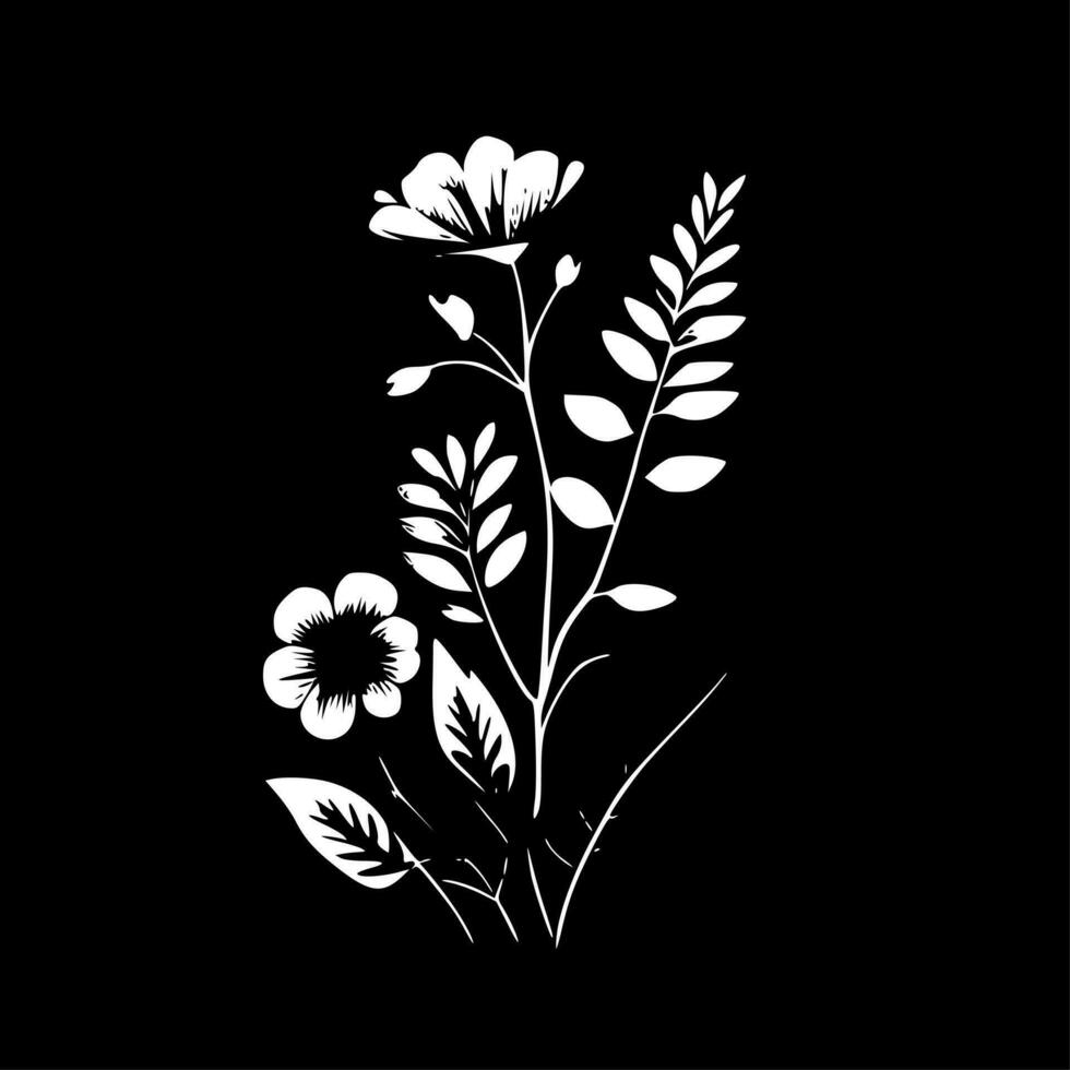 Floral - High Quality Vector Logo - Vector illustration ideal for T-shirt graphic