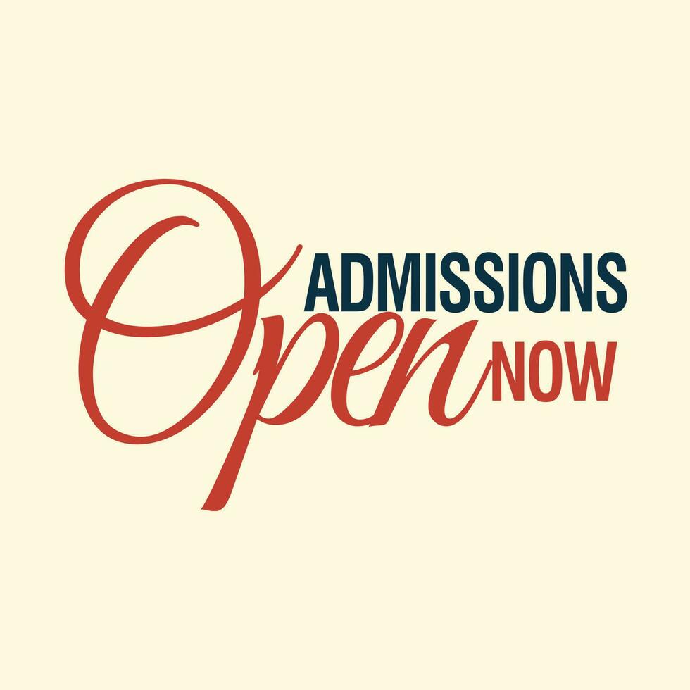 admission open tag abstract for social media template with mega speaker vector