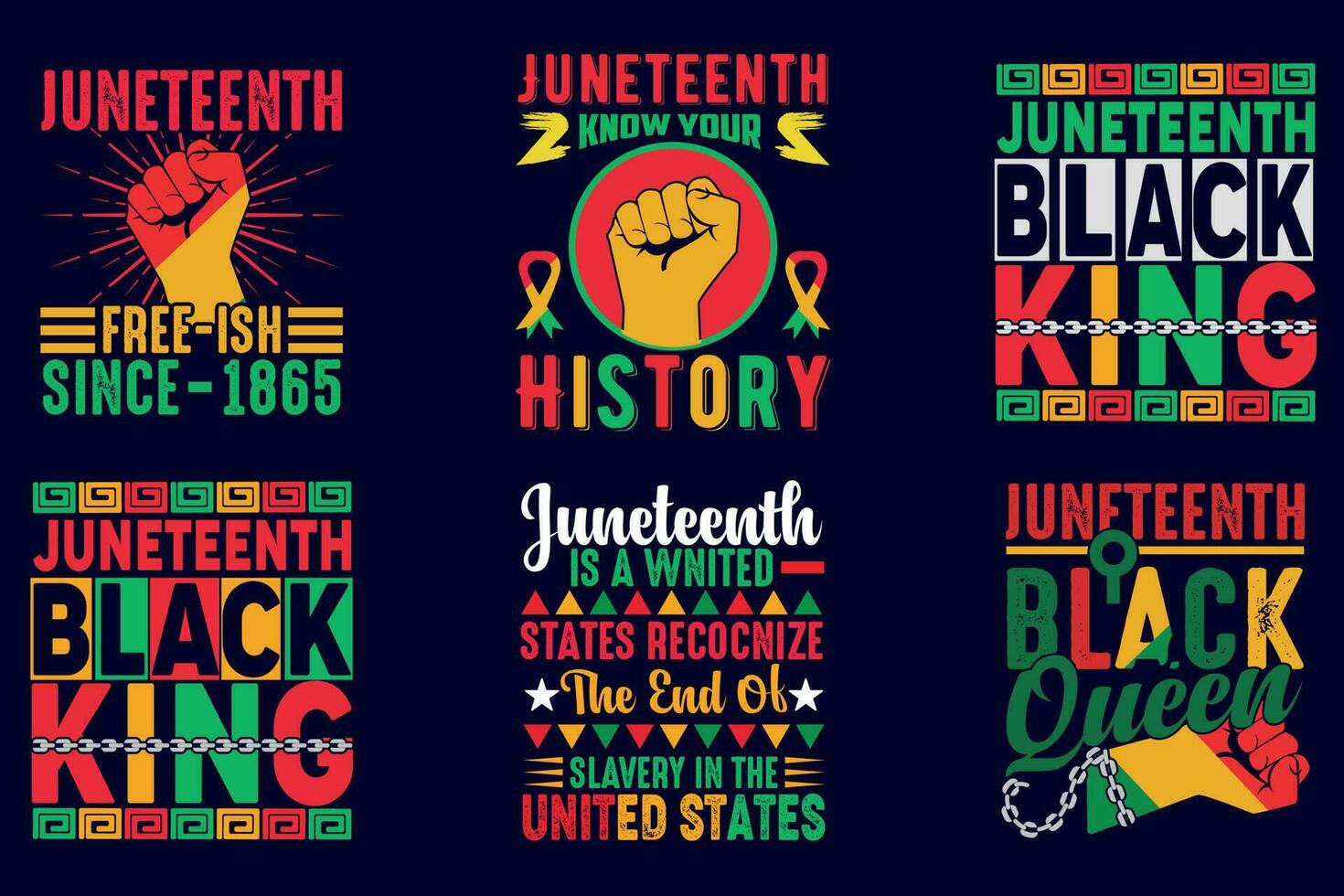 Juneteenth, Black history t shirt design vector