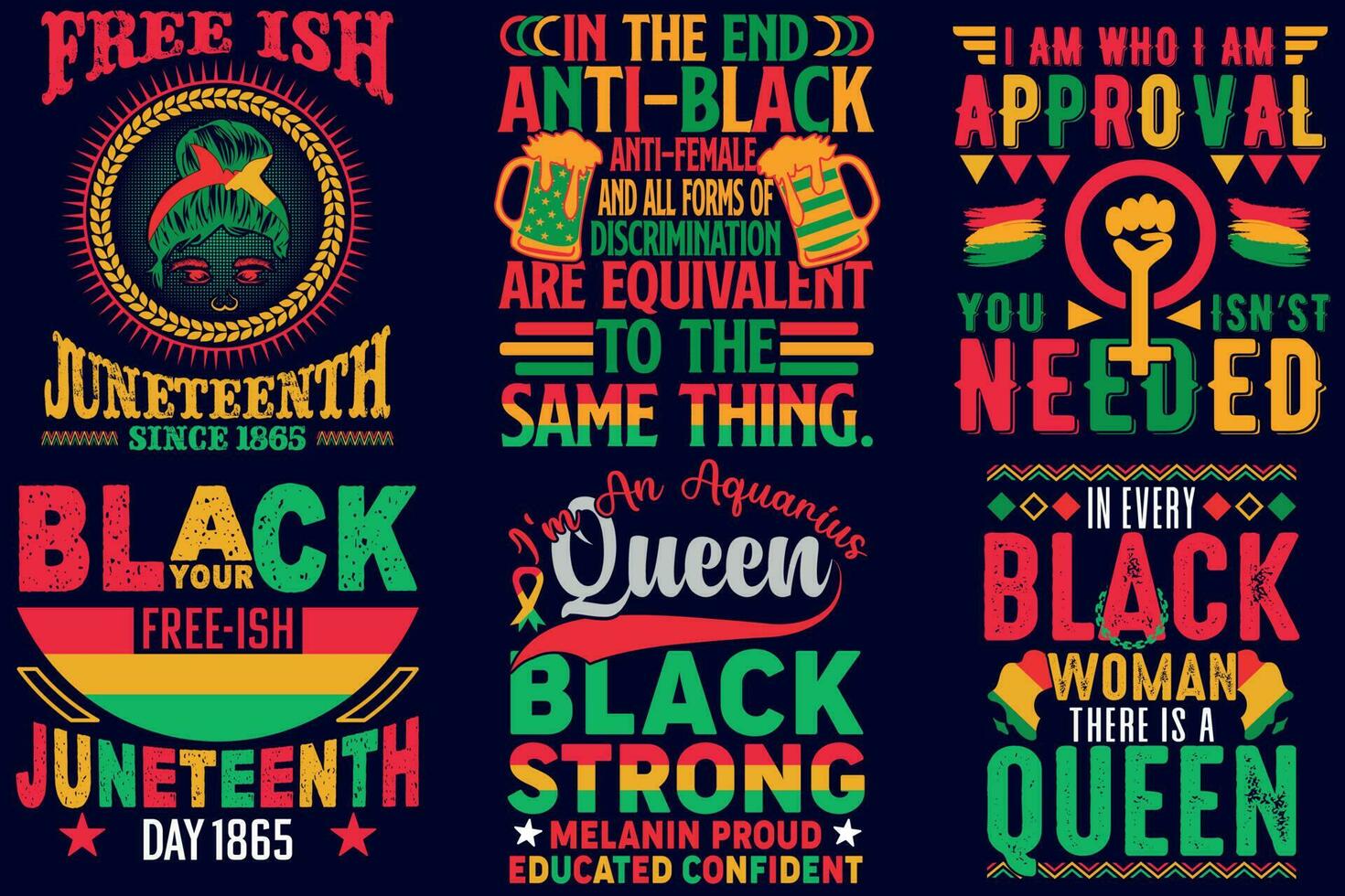 Juneteenth, Black history t shirt design vector