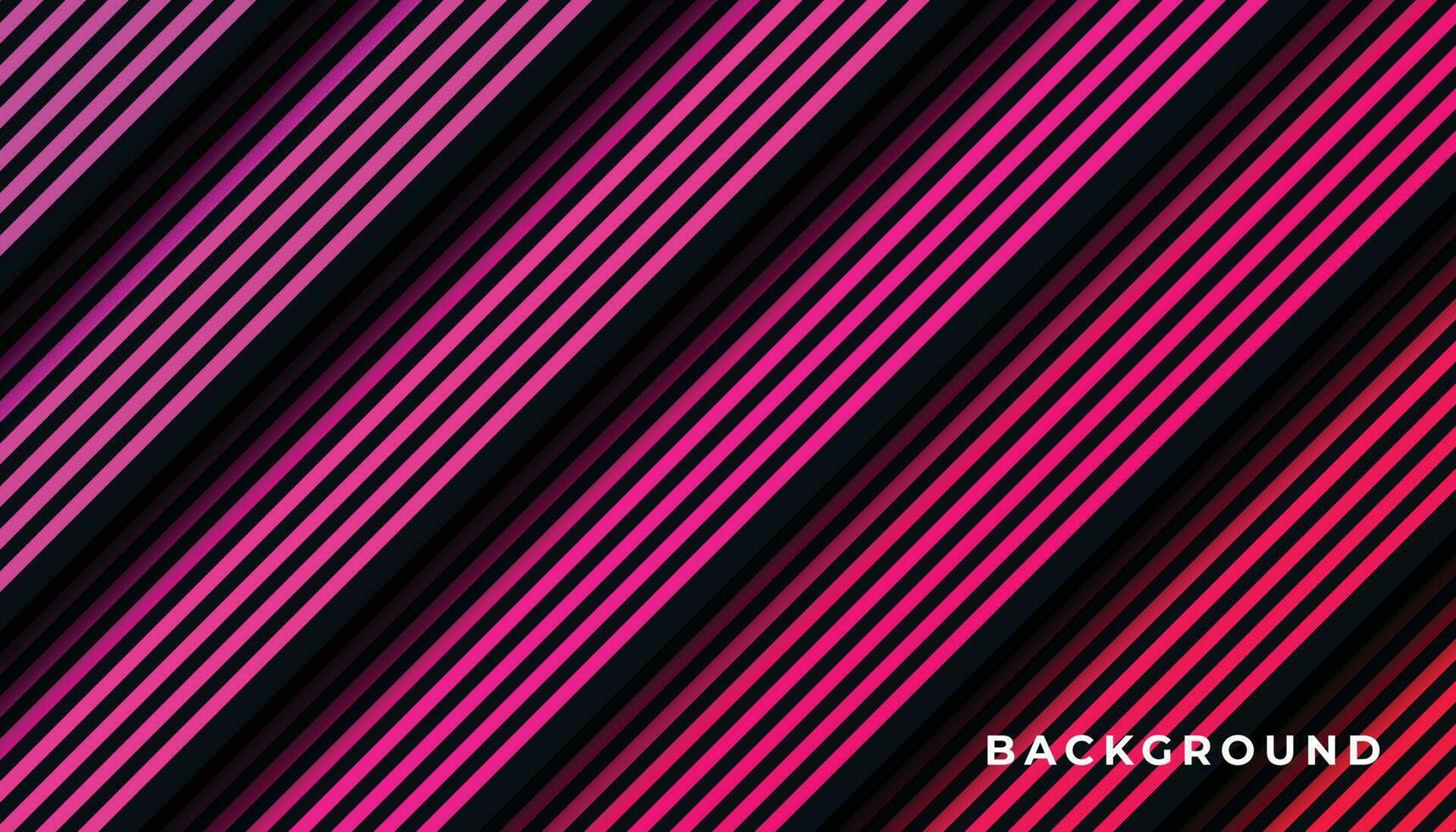 Overlapping Diagonal Lines Pattern, Purple Red Lines Overlap on Dark Background with Shadow Effect. Vector Illustration