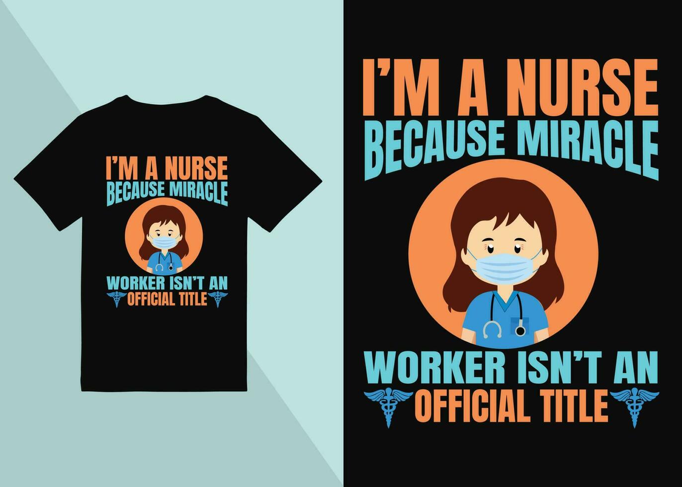 Nurse t shirt Vectors and Illustrations