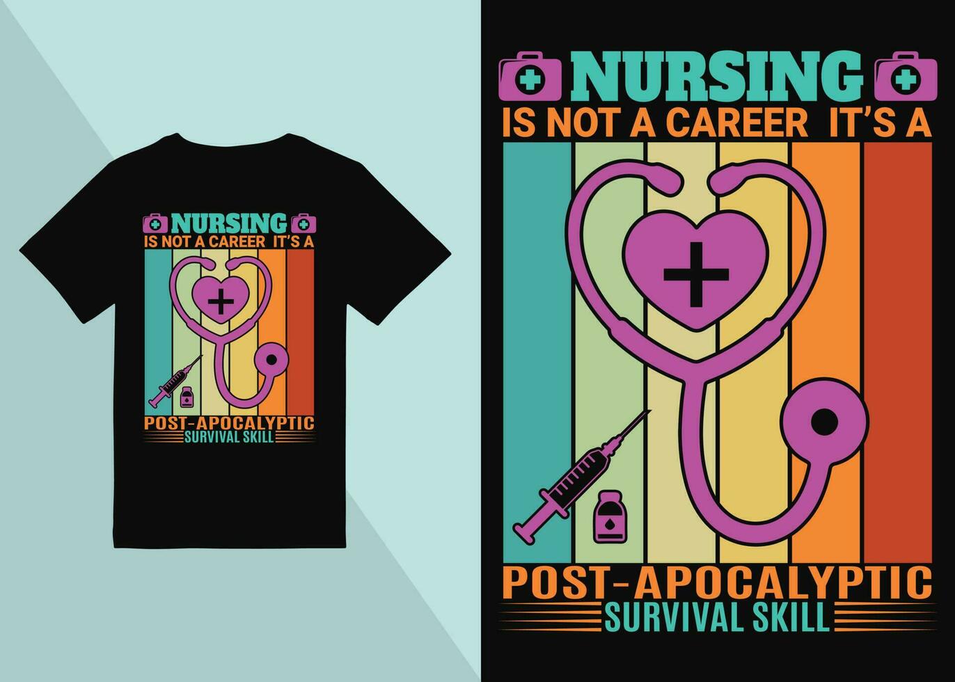Nurse t shirt Vectors  and Illustrations