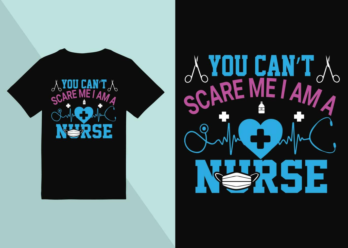 Nurse t shirt Vectors  and Illustrations