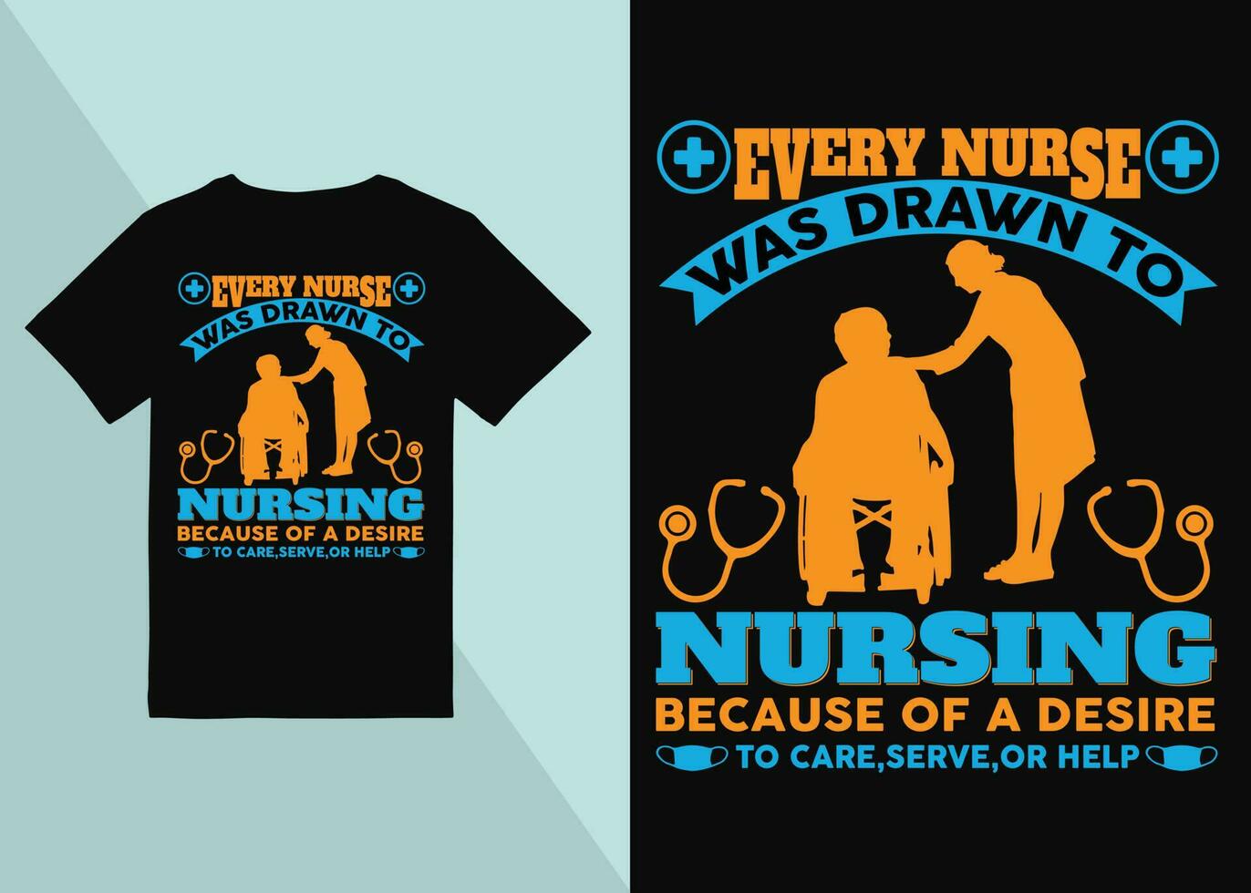 Nurse t shirt Vectors  and Illustrations